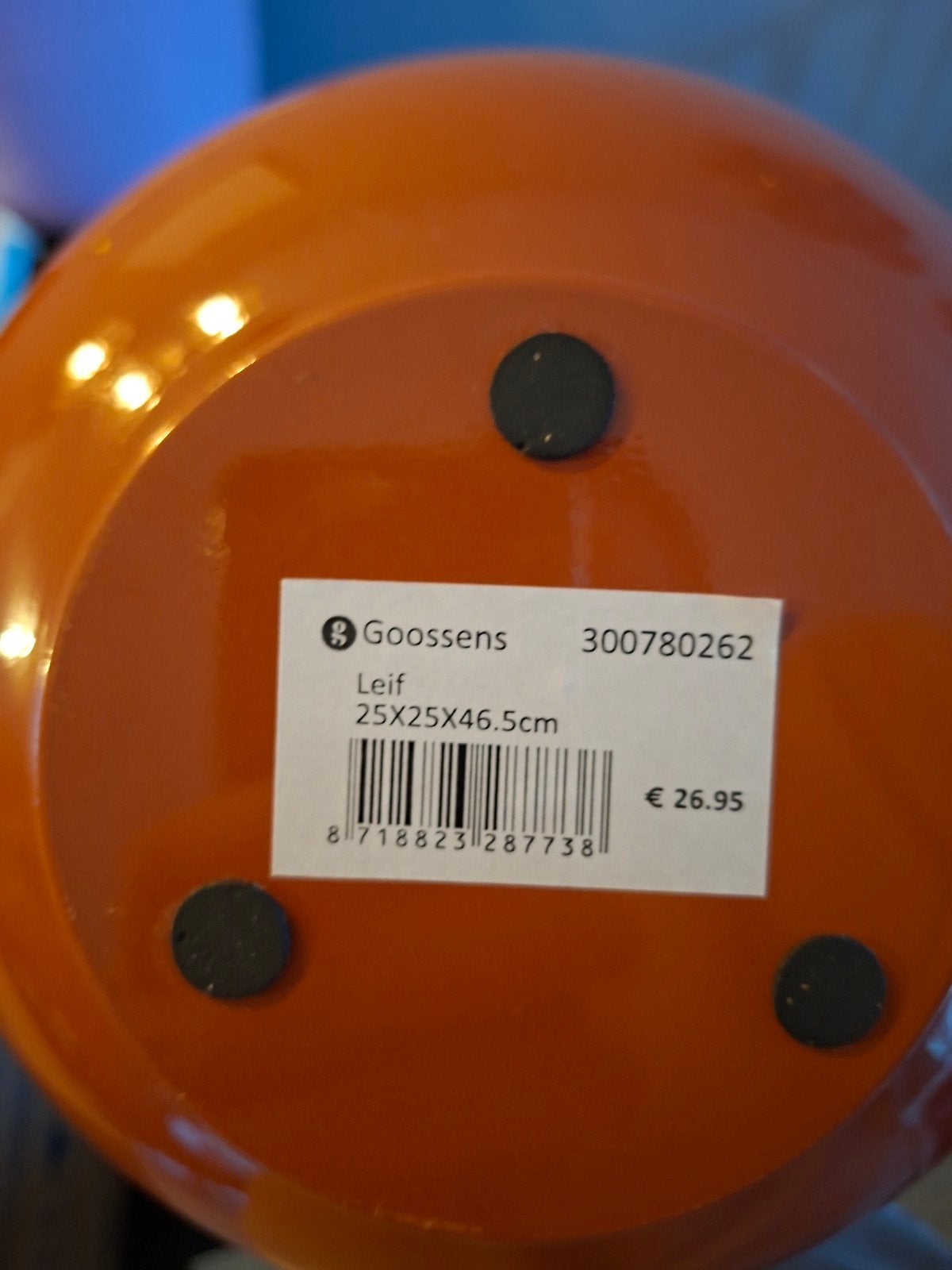 Nieuwe Goossens vaas 'Leif' - 46.5 cm hoog, Huis en Inrichting, Ophalen