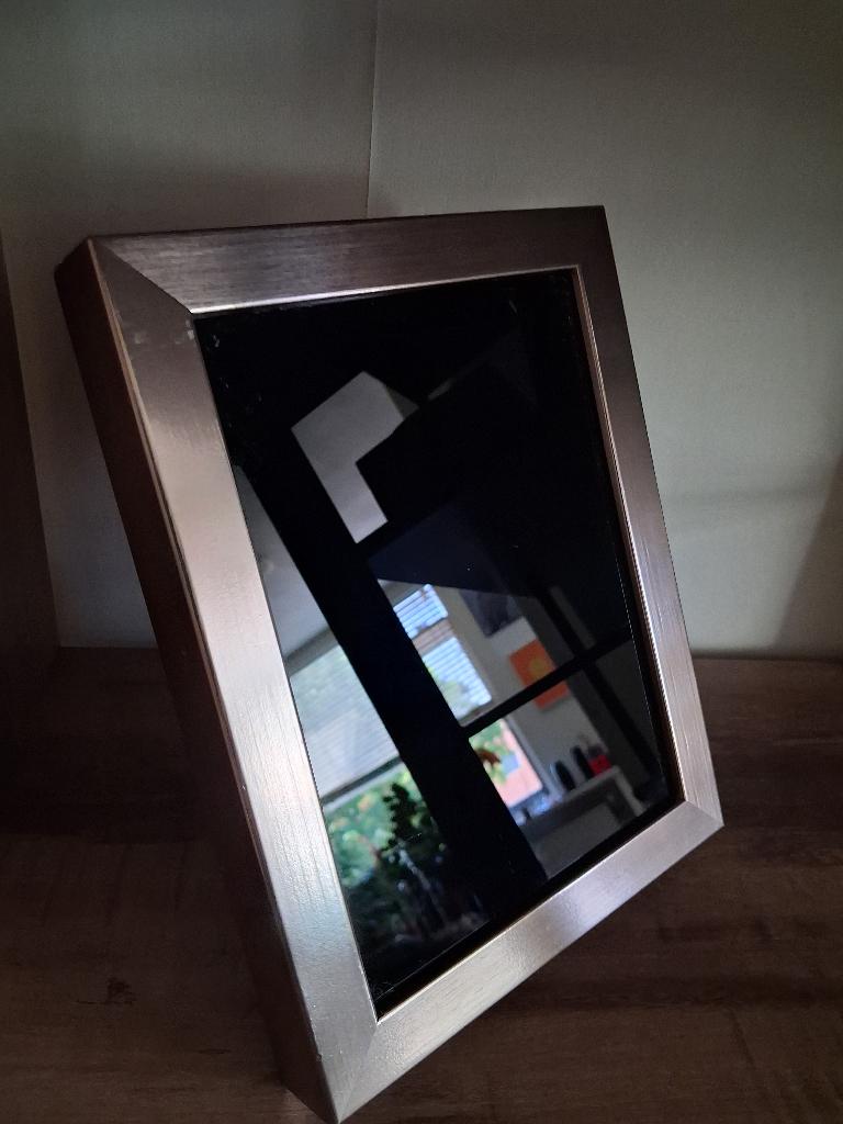 Black Scrying Mirror, Minder dan 50 cm, Ophalen of Verzenden, Zo goed als nieuw, Minder dan 100 cm
