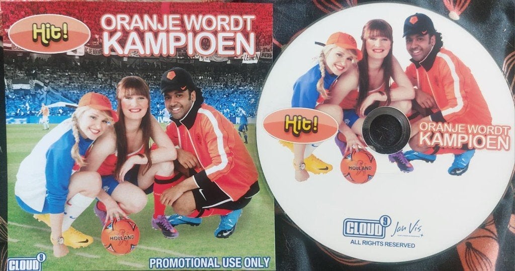 ORANJE WORDT KAMPIOEN, Cd's en Dvd's, 1 single, Ophalen of Verzenden, Zo goed als nieuw, Nederlandstalig