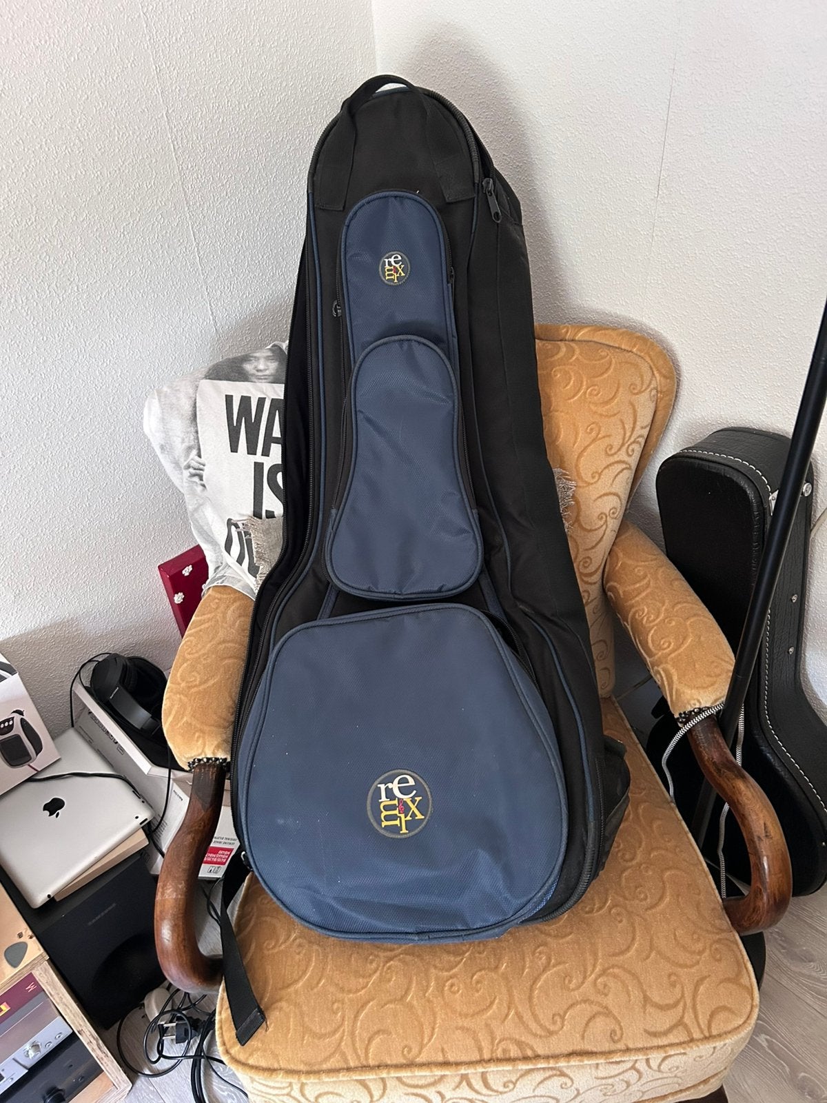 Mooie gitaarhoes met veel opbergvakken, Ophalen of Verzenden, Zo goed als nieuw, Elektrische gitaar