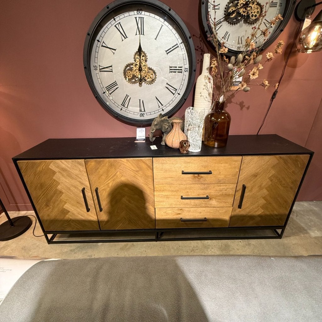 Dressoir Vinito - 200cm - Pronto Wonen, Huis en Inrichting, Kasten | Dressoirs, Niet ingevuld, Niet ingevuld, Niet ingevuld