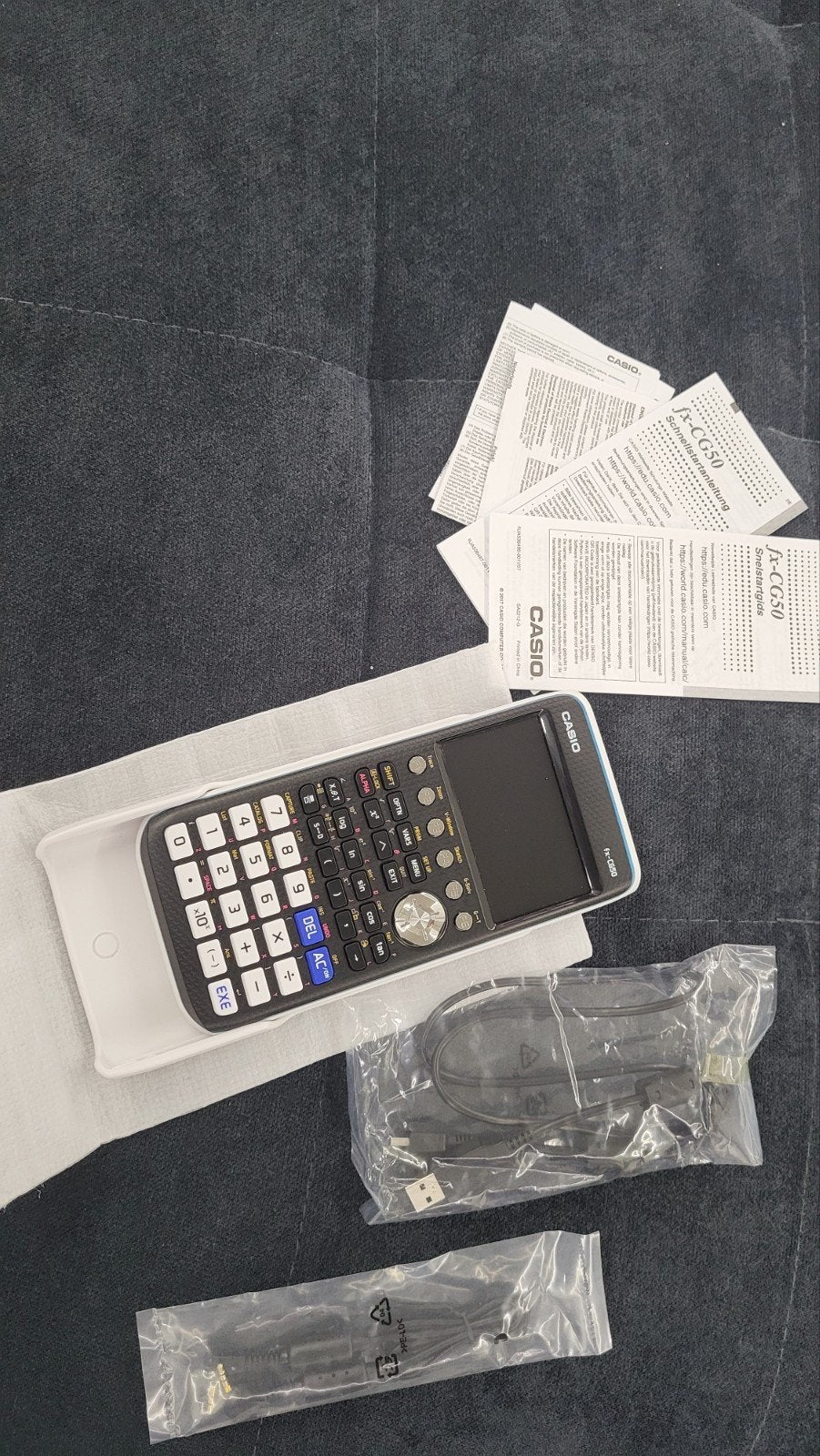 Nieuwe rekenmachine casio fx-CG50, Ophalen of Verzenden, Zo goed als nieuw