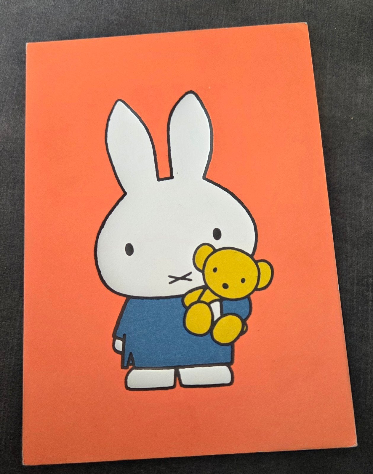 Vintage Nijntje ansichtkaart met beer - Dick Bruna, Verzenden, 1960 tot 1980, Gelopen, Kinderen