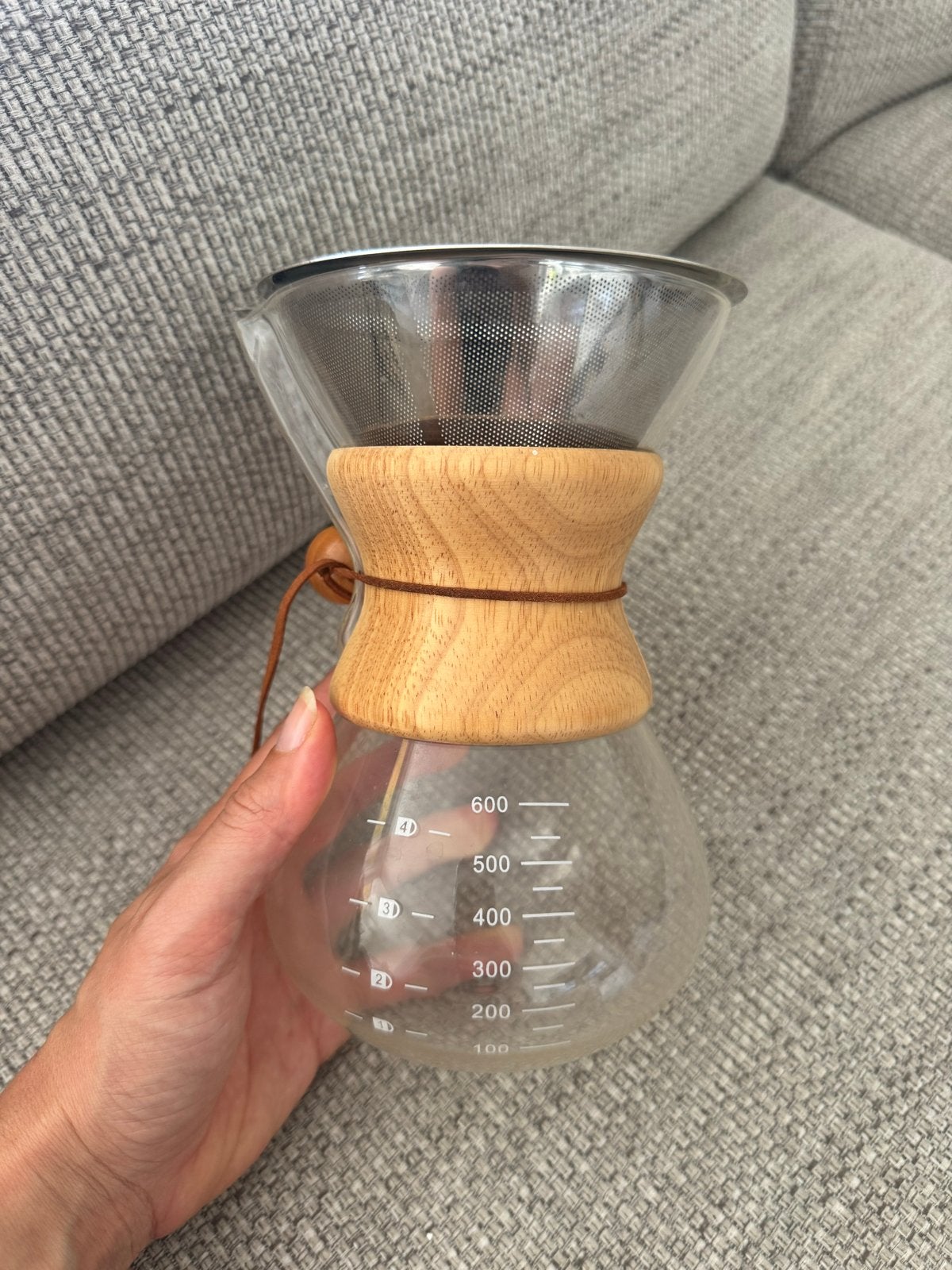 Chemex 6 persoons met RVS koffiefilter, Ophalen, Gebruikt, Overige modellen, Gemalen koffie