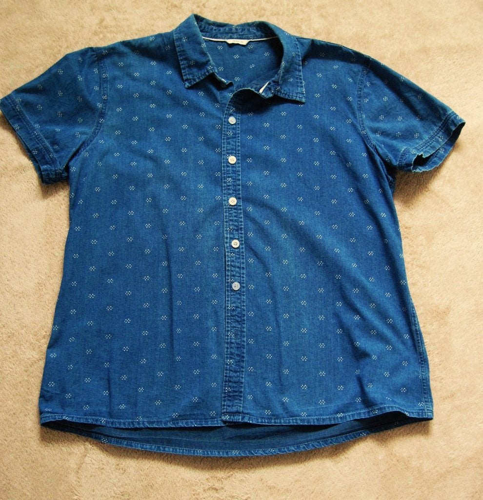 qbl  MOOI OVERHEMD van HEMA Maat:XL(L), Ophalen of Verzenden, Zo goed als nieuw, Blauw, Halswijdte 41/42 (L)