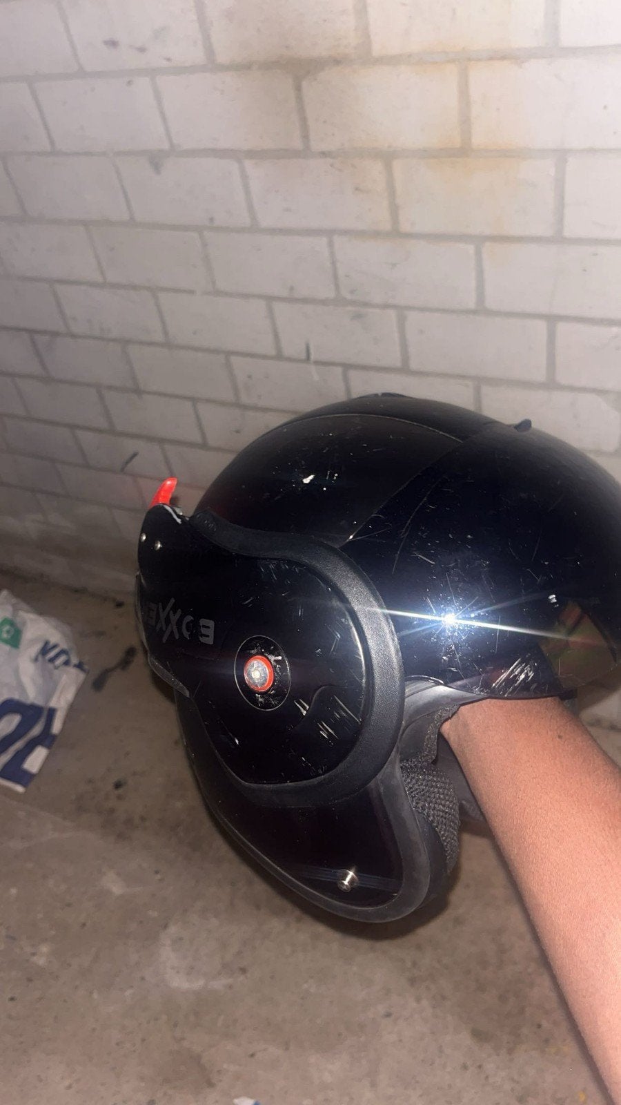 ROOF Boxer V8 helm - Maat S - Zwart, Motoren, Kleding | Motorhelmen, Systeemhelm, Heren, S, Tweedehands