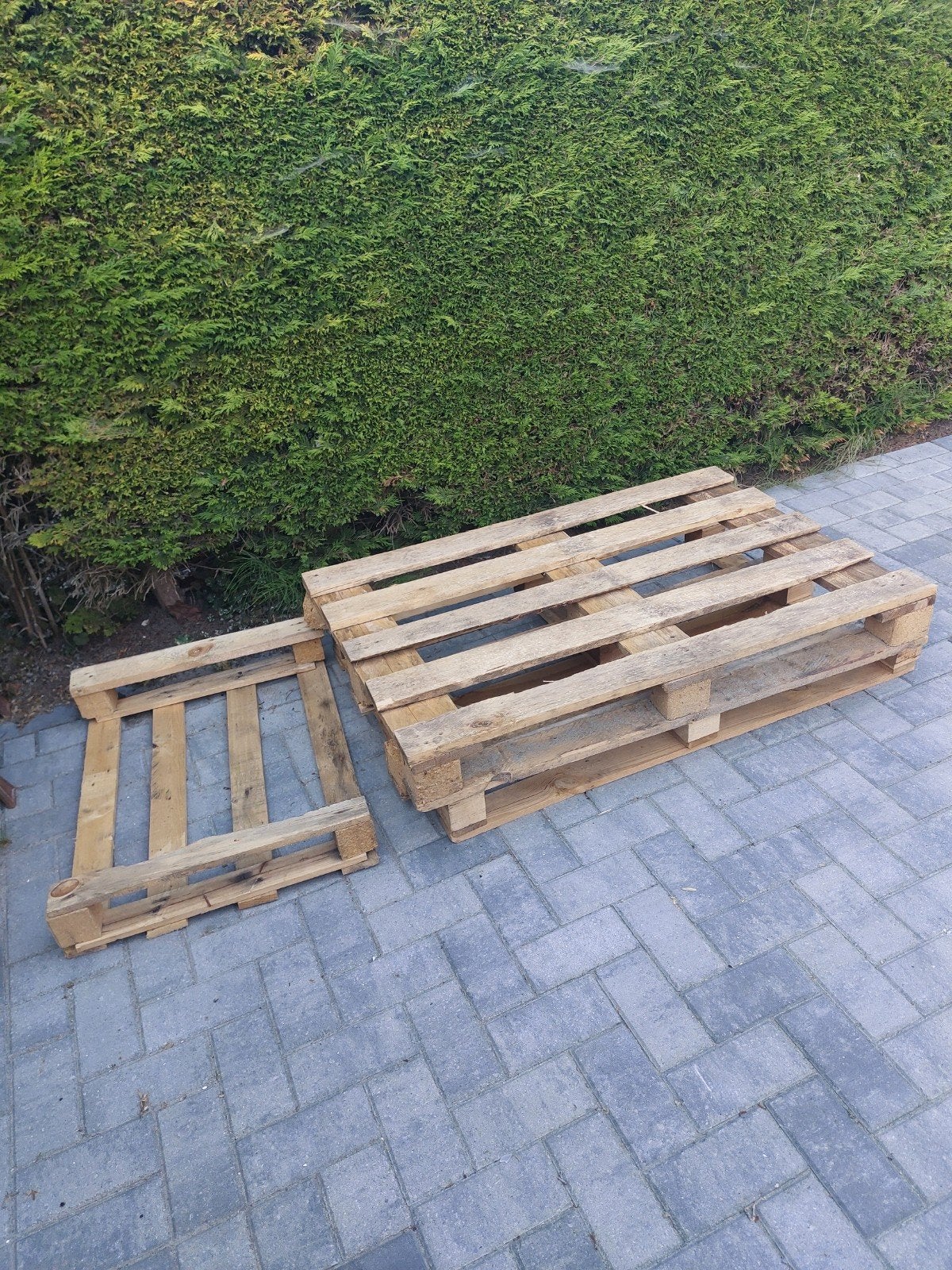 Gratis af te halen 3 pallets, Ophalen, Overige houtsoorten, Minder dan 200 cm, Pallet