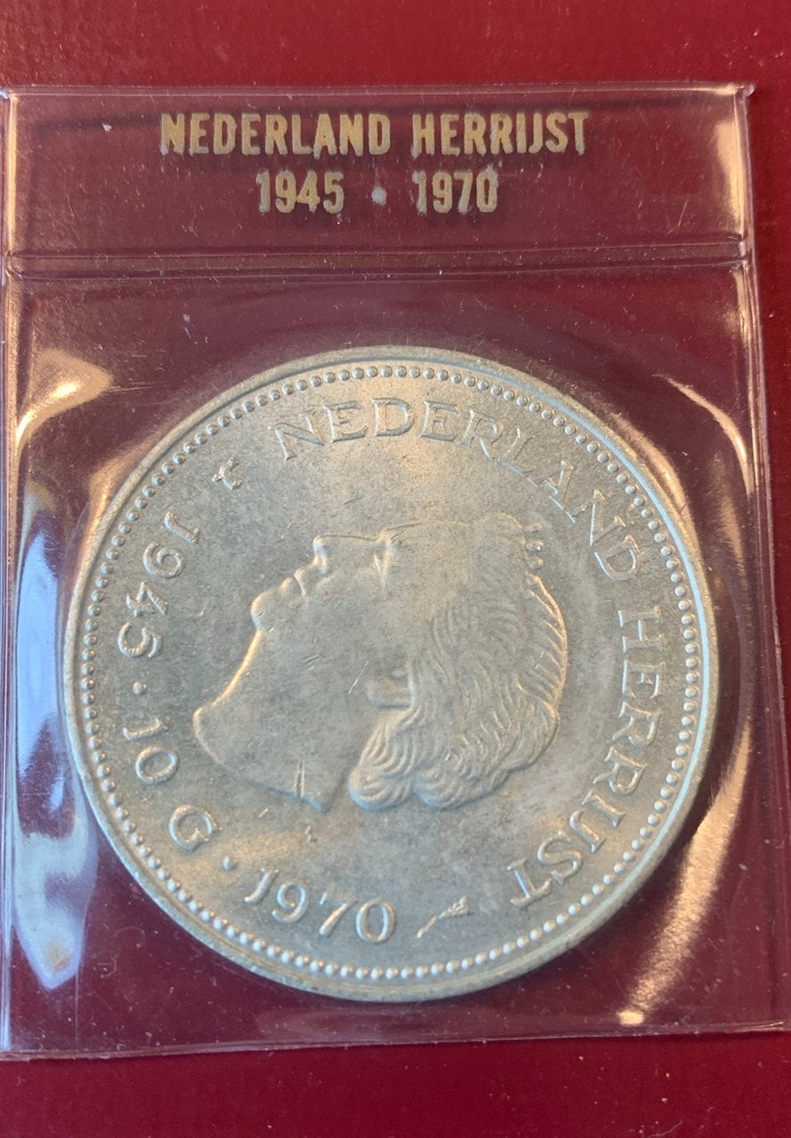 Nederland herrijst, Postzegels en Munten, Munten | Nederland, Koningin Juliana, Zilver, Ophalen of Verzenden, Losse munt