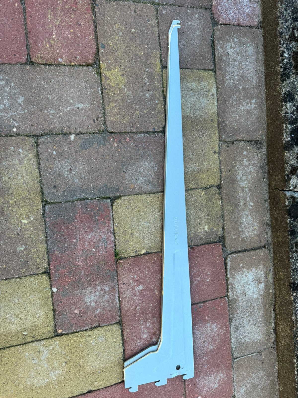 Rails x plankendraagers evt met planken, Ophalen, Gebruikt