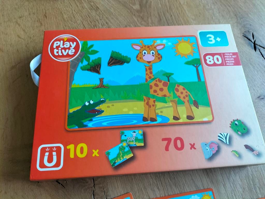Magneet puzzel, Ophalen of Verzenden, 10 tot 50 stukjes, Zo goed als nieuw