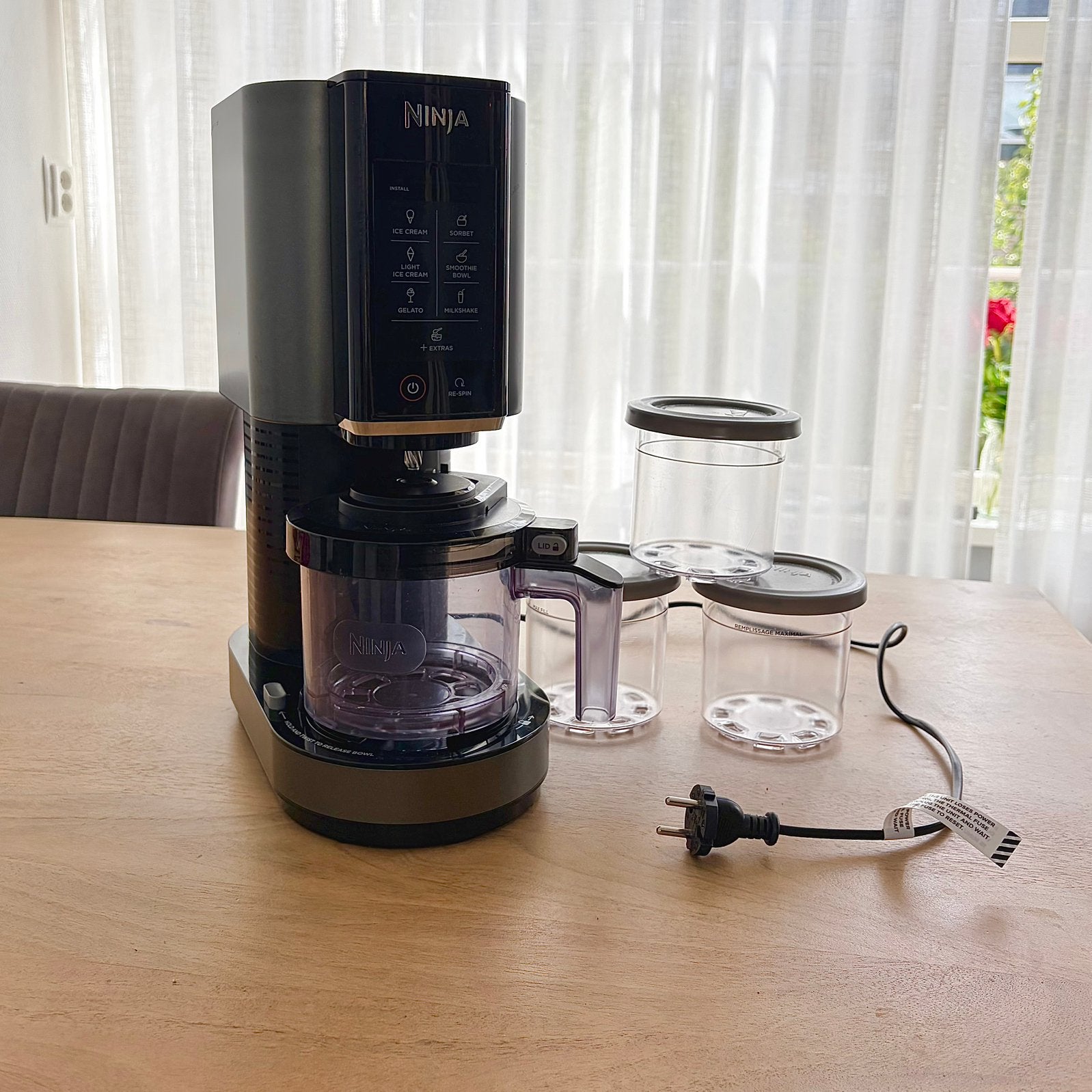 Ninja CREAMi ijsmachine – ijs, sorbet, gelato & milkshake, Witgoed en Apparatuur, IJsmachines, Ophalen, Zo goed als nieuw