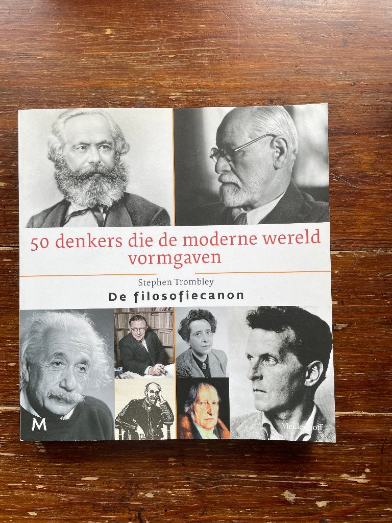 Stephen Trombley 50 denkers die de moderne wereld vormgaven, Boeken, Filosofie, Zo goed als nieuw, Algemeen, Ophalen of Verzenden