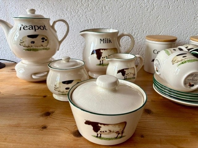 Cloverleaf servies, Huis en Inrichting, Keuken | Servies, Gebruikt, Compleet servies, Overige stijlen, Aardewerk, Ophalen