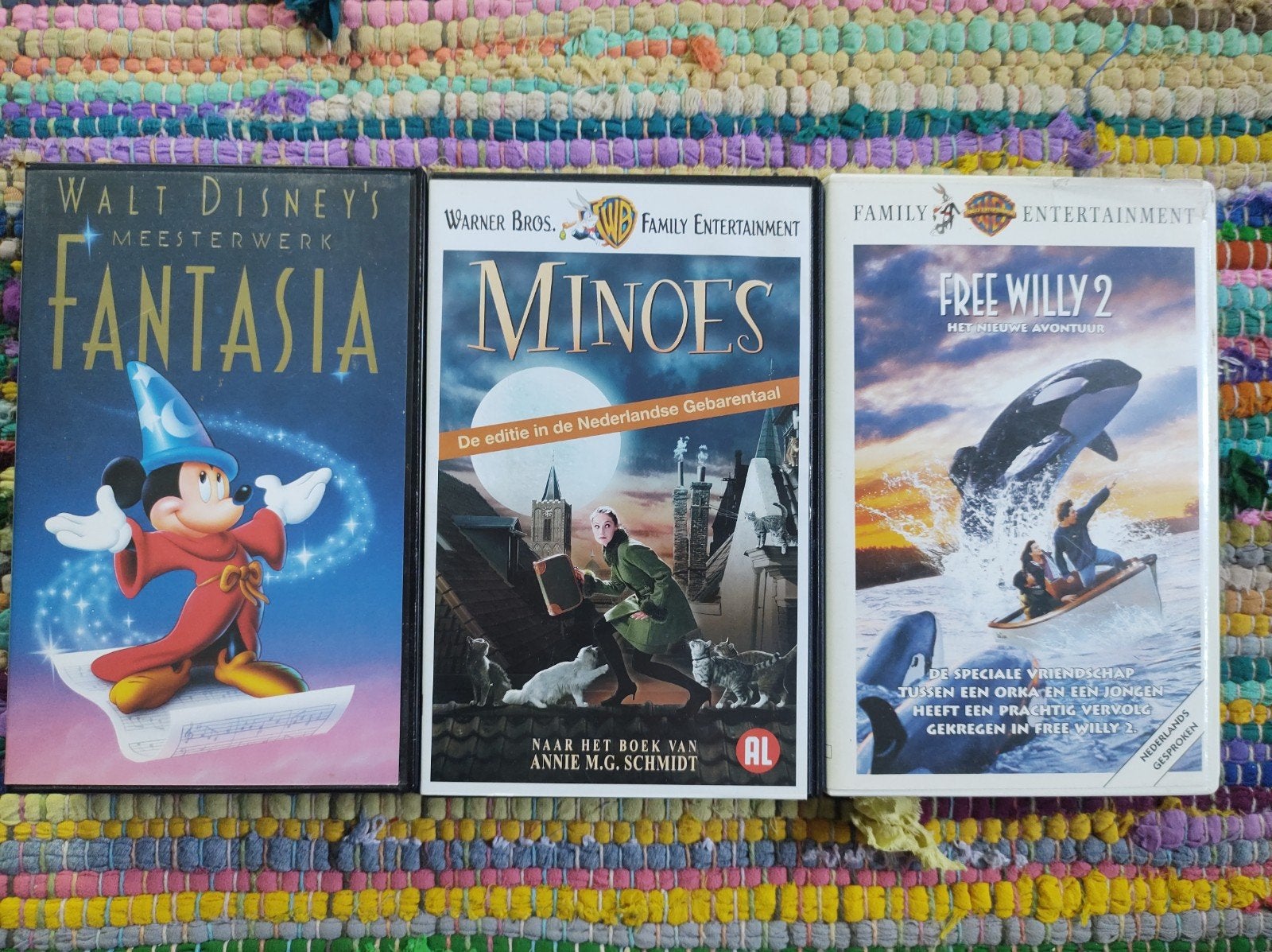 VHS films: Minoes, Fantasia, Free Willy 2 (m2459382371) — VHS | Film ...