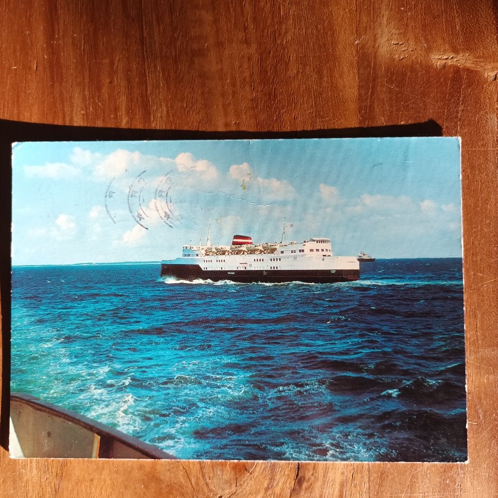 Ferry Sprogo tussen Halsskov en Knudshoved, Ophalen of Verzenden, Sterren en Beroemdheden