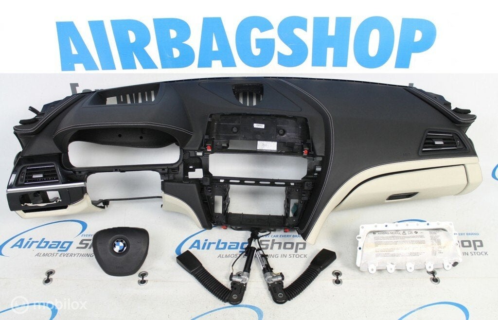 Airbag set Dashboard leder wit HUD Speaker BMW 6 F06 F12 F13