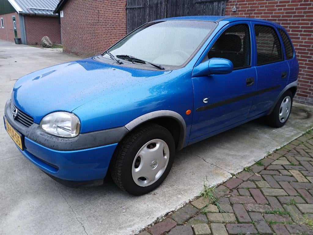Opel Corsa 1.2 I 16V 5D 1999 Blauw, 450 kg, Blauw, Origineel Nederlands, Bedrijf