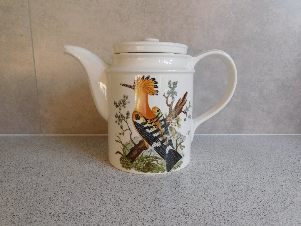 Portmeirion Birds of Britain Koffiepot - Hop en Duif 16 cm., Huis en Inrichting, Keuken | Servies, Overige merken, Keramiek, Vintage