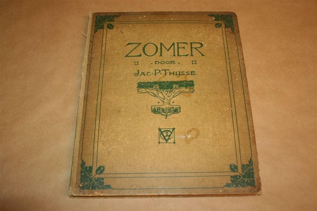Zomer. Jac. P. Thijsse. 1912. Compleet plaatjesalbum., Ophalen of Verzenden, Gelezen