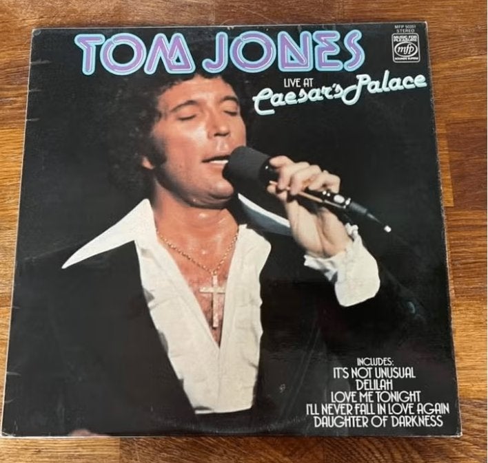 14. LP Tom Jones Live in Caesar's Palace, LP, Pop, Ophalen of Verzenden, Zo goed als nieuw