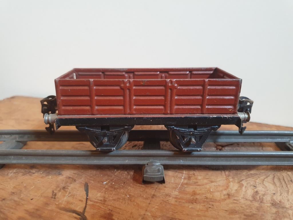 Märklin spoor 0 lagebordwagen jaren '30 (blikken trein), Ophalen of Verzenden