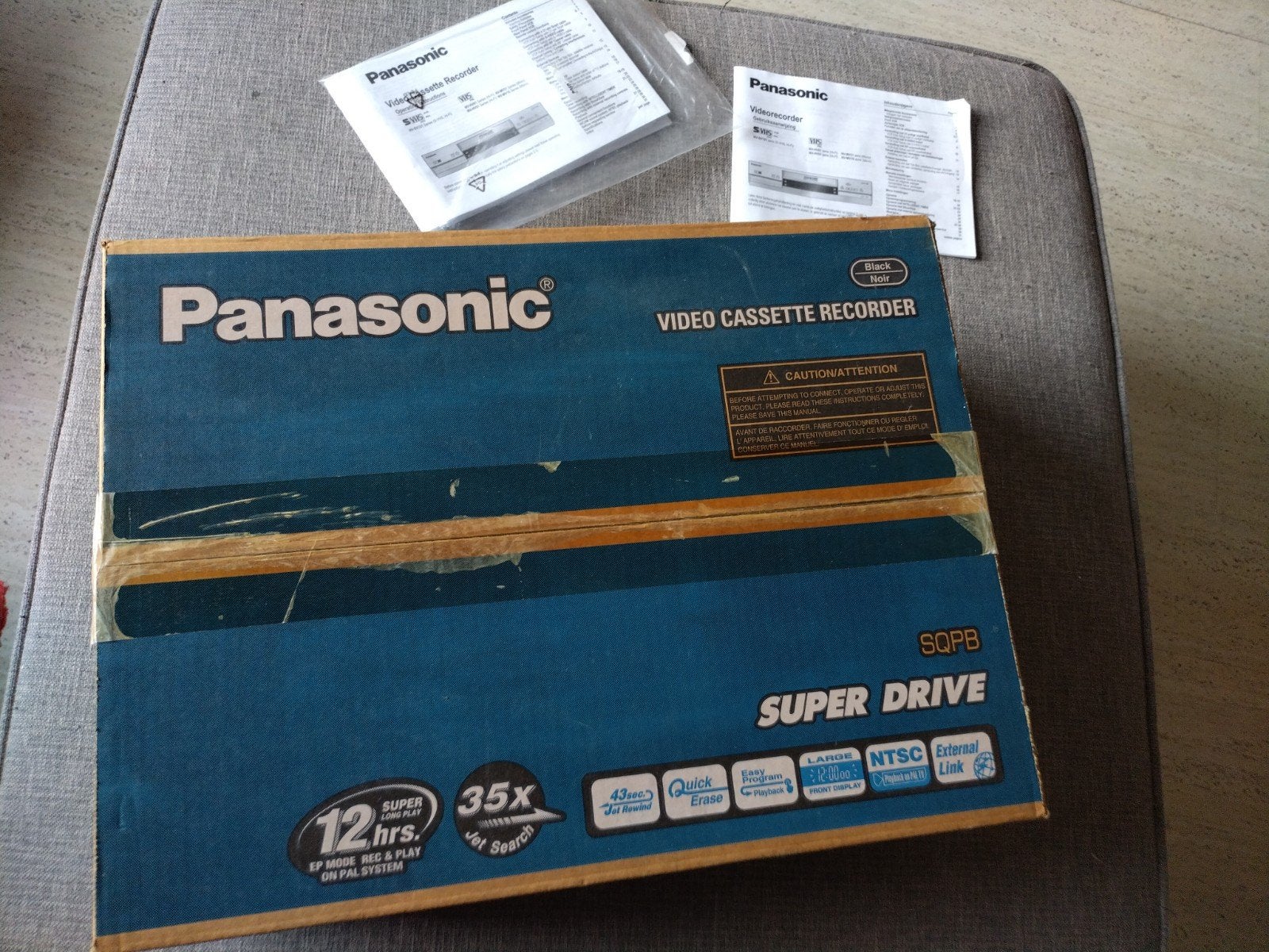 Nieuw in doos Panasonic SQPB Super Drive VHS Video Cassette, Ophalen of Verzenden, Nieuw, VHS-speler of -recorder