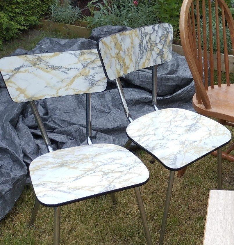 antieke eethoekstoelen, Huis en Inrichting, Stoelen, Ophalen, Gebruikt, Twee, Overige kleuren