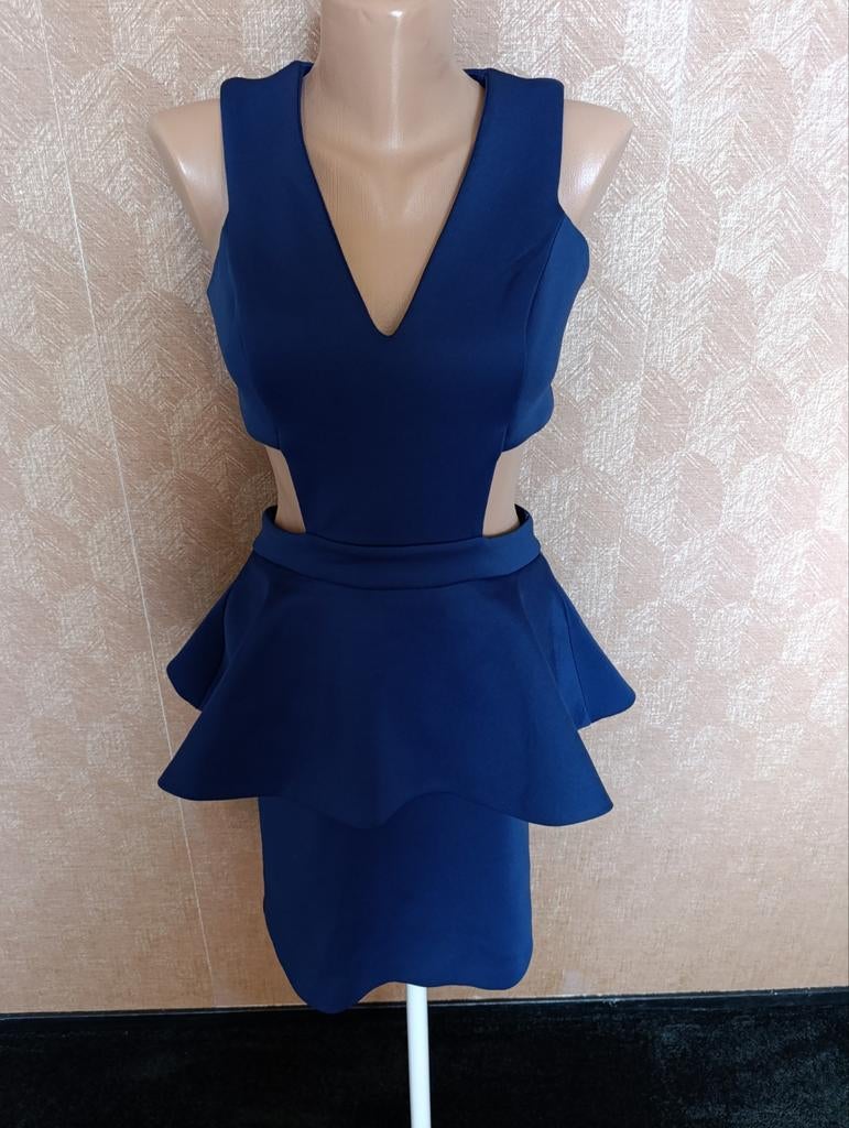 Jane Norman jurk, maat S, Blauw, Ophalen of Verzenden, Knielengte, Maat 36 (S)
