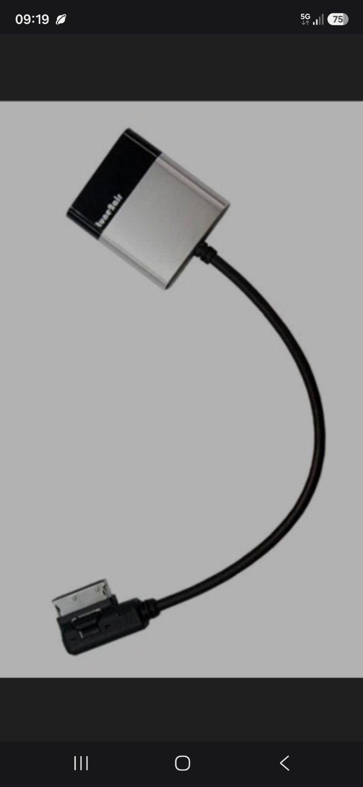 Tune2Air Bluetooth Adapter voor Audi/VW/Mercedes, Ophalen of Verzenden, Zo goed als nieuw, Minder dan 2 meter, Overige kabels