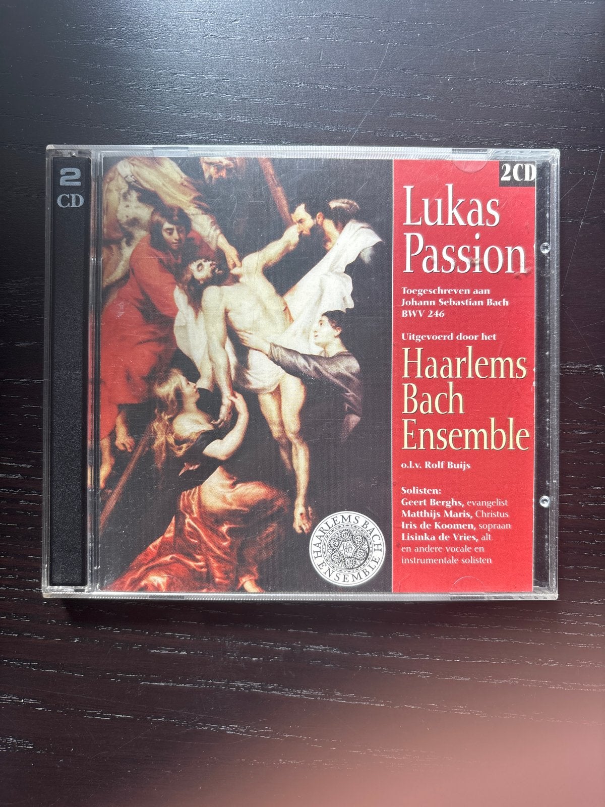Lukas Passion - Haarlems Bach Ensemble (2CD), Ophalen of Verzenden, Zo goed als nieuw, Oratorium, Inclusief doosje