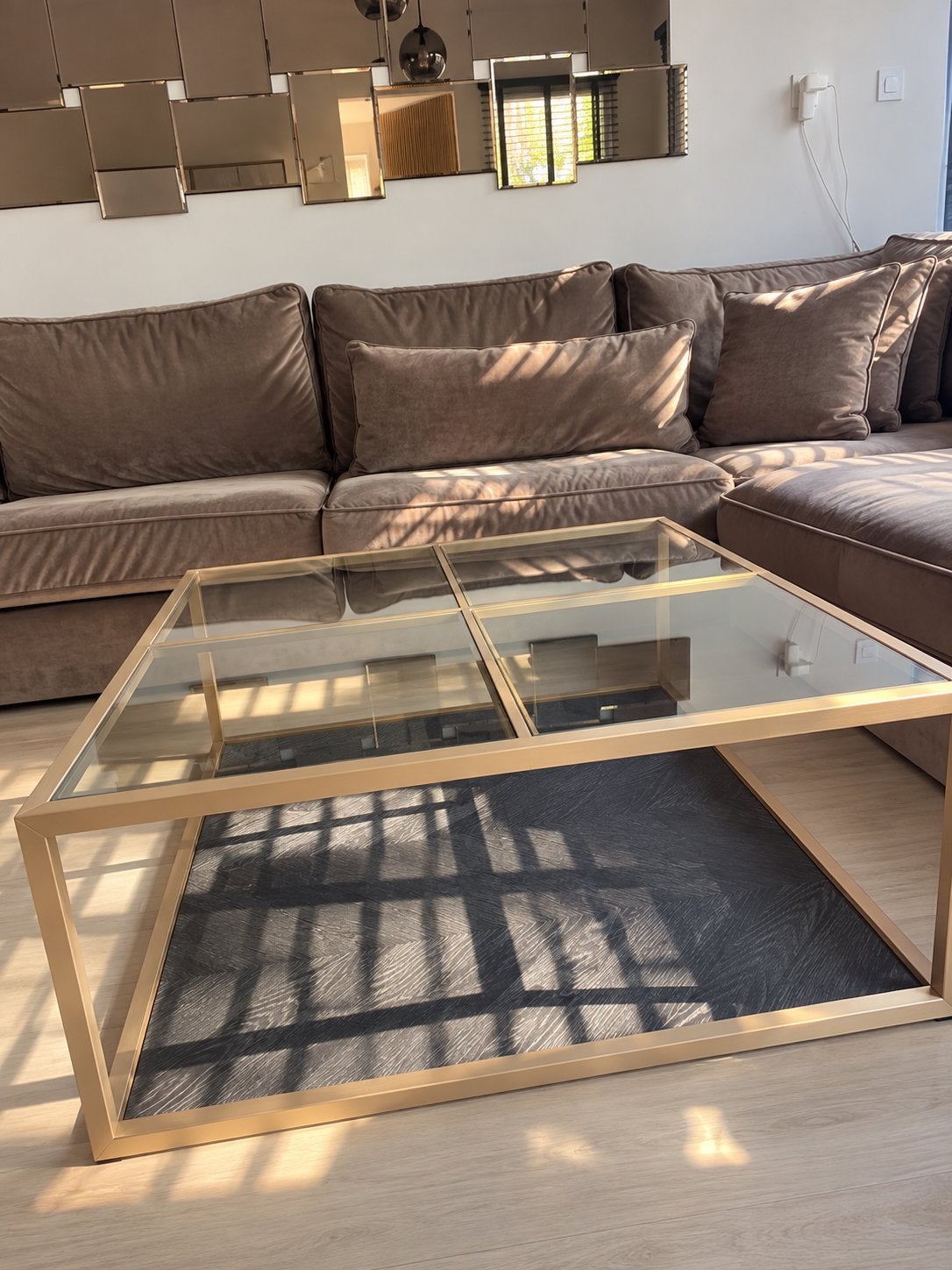 Rivièra Maison Stanton Coffee Table – 90  90 cm, Ophalen, Zo goed als nieuw