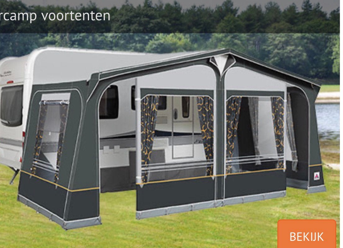 Caravan tent maat 14, Caravans en Kamperen, Ophalen, Gebruikt