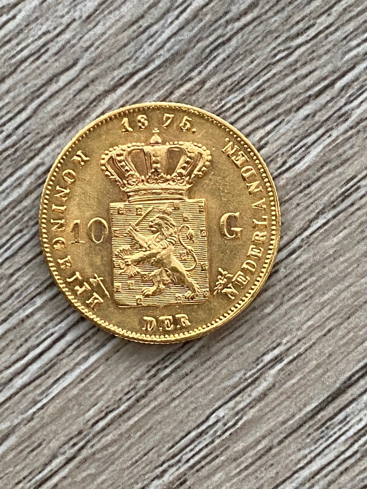Gouden tientje, Ophalen of Verzenden, Koning Willem III, 10 gulden