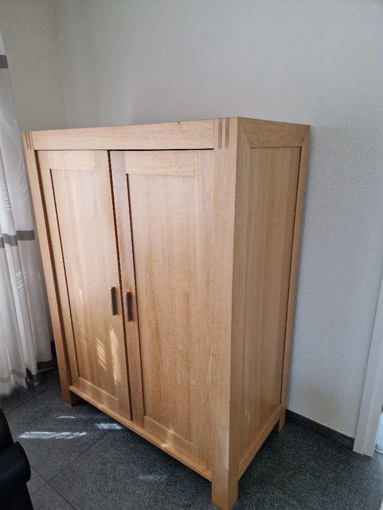 TV-meubel te koop, Ophalen, 100 tot 150 cm, Eikenhout, Zo goed als nieuw