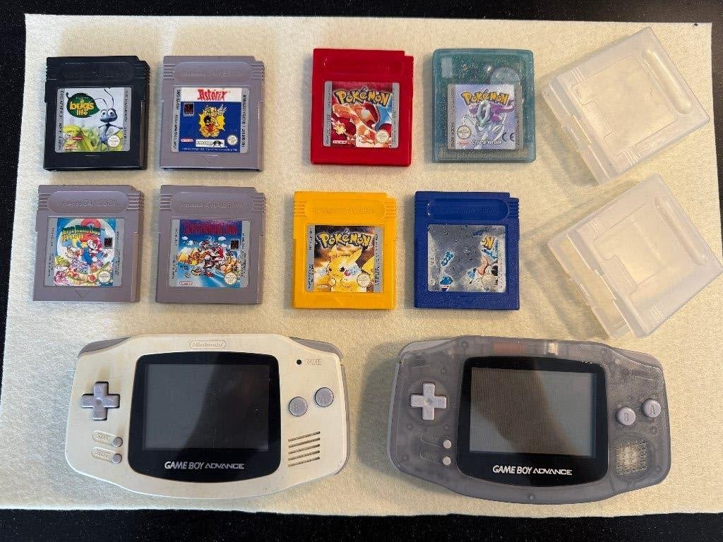 2x Nintendo Game Boy Advance + 8 games (o.a. Pokémon, Mario), Spelcomputers en Games, Games | Nintendo Game Boy, Gebruikt, Avontuur en Actie
