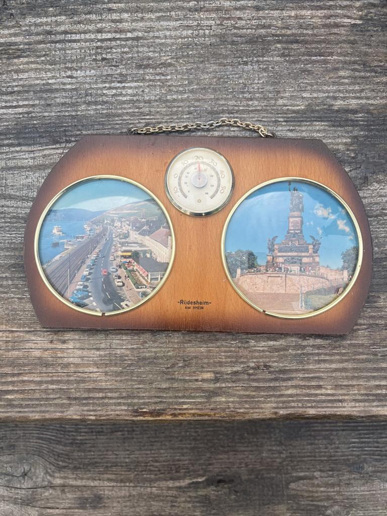 Retro toeristisch Rudesheim am rhein bordje jaren 60 €4,50, Ophalen of Verzenden, Huis en Inrichting