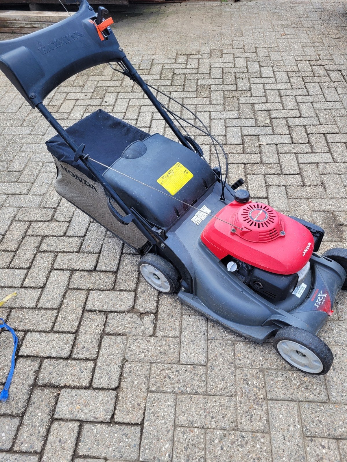 Honda HRX 476 Benzine Grasmaaier met Opvangzak, Ophalen, Cirkelmaaier, Honda, Gebruikt