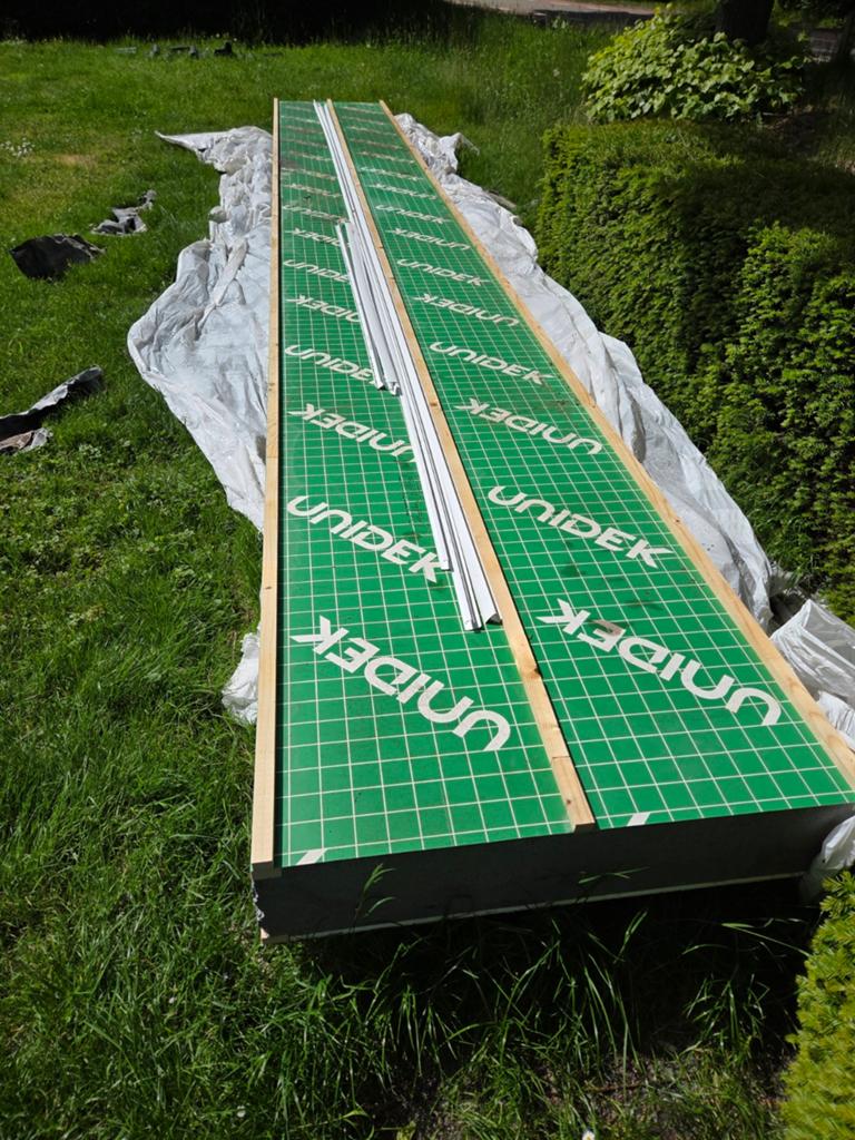 Unidek dakplaten - 7,82 meter lang, Doe-het-zelf en Verbouw, Dakpannen en Dakbedekking, Ophalen, Overige materialen, Overige kleuren