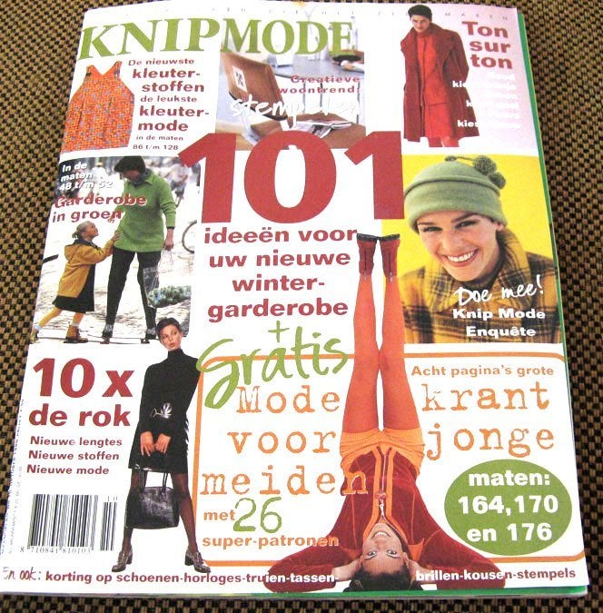 3 x knipmode 1996 de nummers januari juli en oktober, Overige typen, Verzenden, Vrouw, Zo goed als nieuw