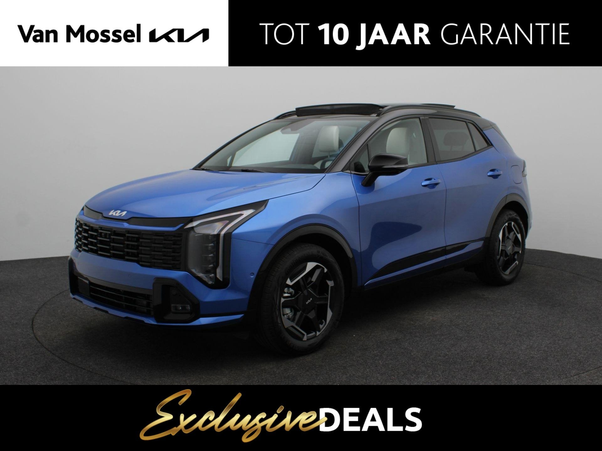 Kia Sportage 1.6 T-GDi Hybrid GT-PlusLine | Pano | Elek. Sto, Auto's, Euro 6, 4 cilinders, Blauw, Nieuw