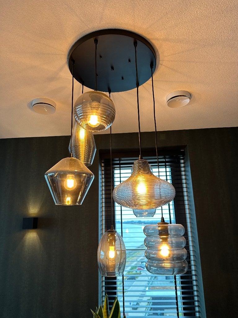 Foto 2 van Lumidora Hanglamp Napels 7 lampen 73958