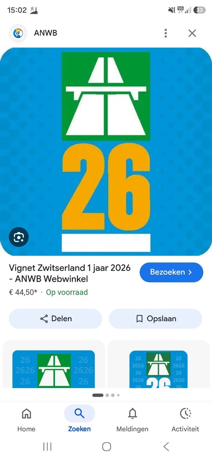 Zwitserland vignet, Drie personen of meer