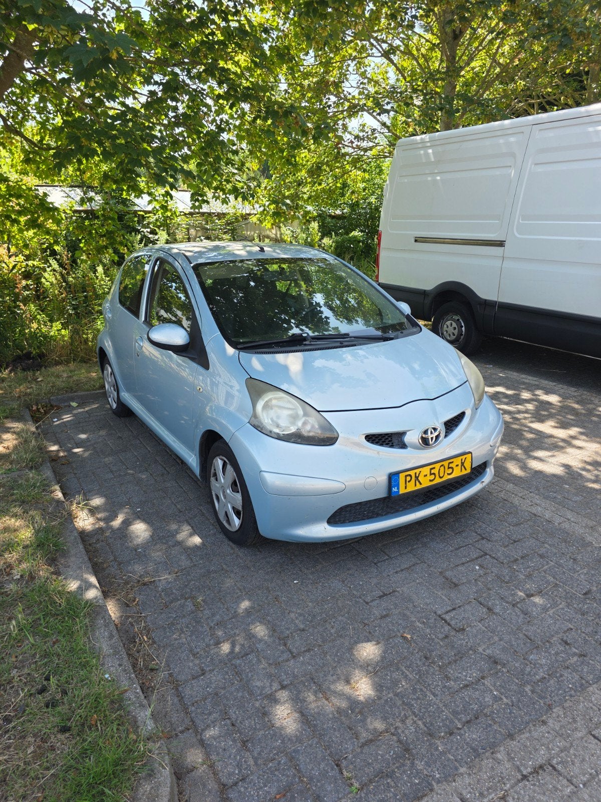 Toyota Aygo 1.0 12V Vvt-i 5DRS 2006 Blauw, Auto's, Voorwielaandrijving, Elektrische ramen, 68 pk, Handgeschakeld