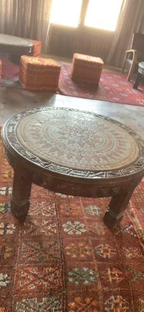 Authentieke Marokkaanse mozaïek tafel – Handgemaakt, Ophalen of Verzenden