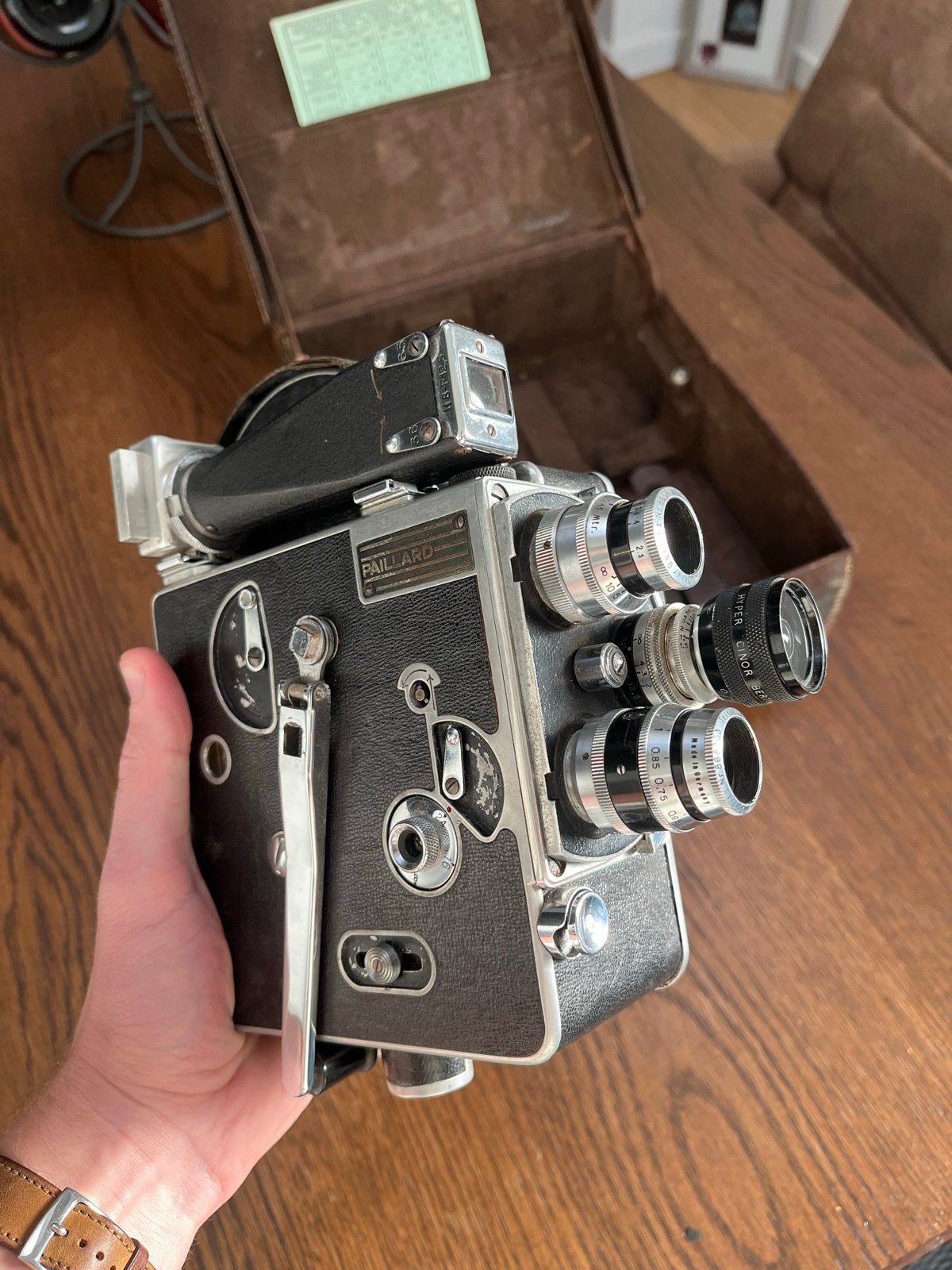 Vintage Paillard Bolex h16 filmcamera met koffer, Ophalen of Verzenden, Overige soorten, Camera