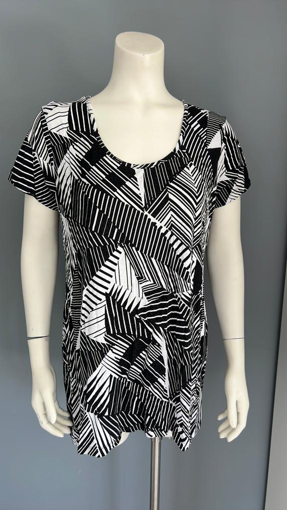 True spirit zwart/ wit top xxl, Kleding | Dames, Wit, Maat 46/48 (XL) of groter, Ophalen of Verzenden, Zo goed als nieuw