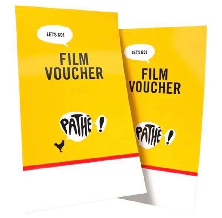 Pathé filmvoucher(s) | Alle dagen geldig |, Tickets en Kaartjes, Filmkaartjes, Drie personen of meer, Vrijkaartje alle films
