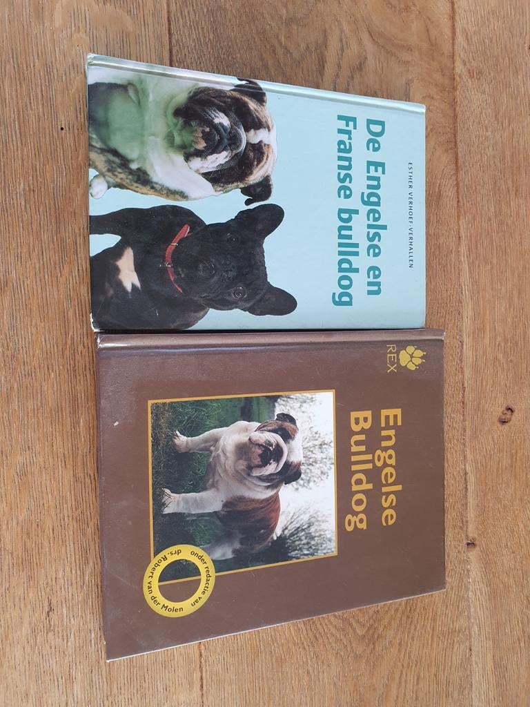 Engelse franse bulldog boeken, Ophalen of Verzenden, Zo goed als nieuw