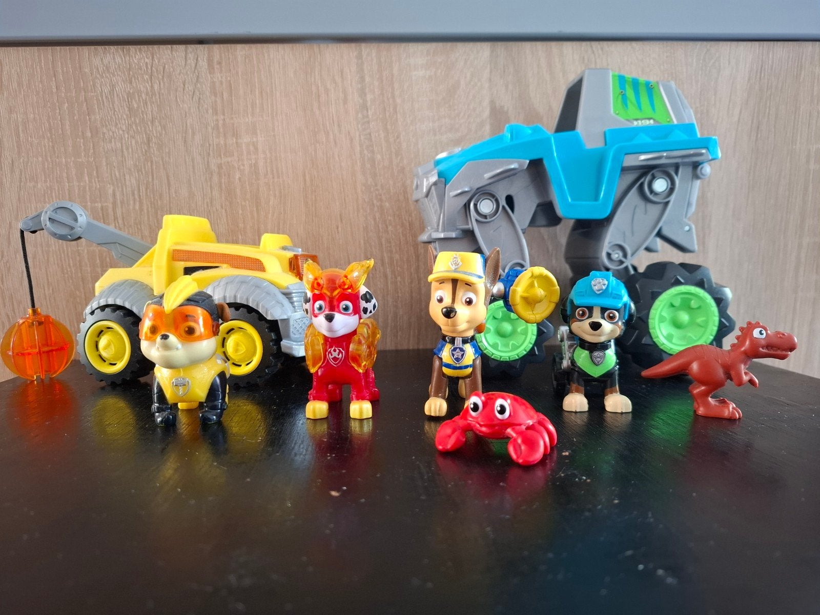 Paw Patrol speelgoedsets met voertuigen en figuren, Ophalen of Verzenden, Gebruikt