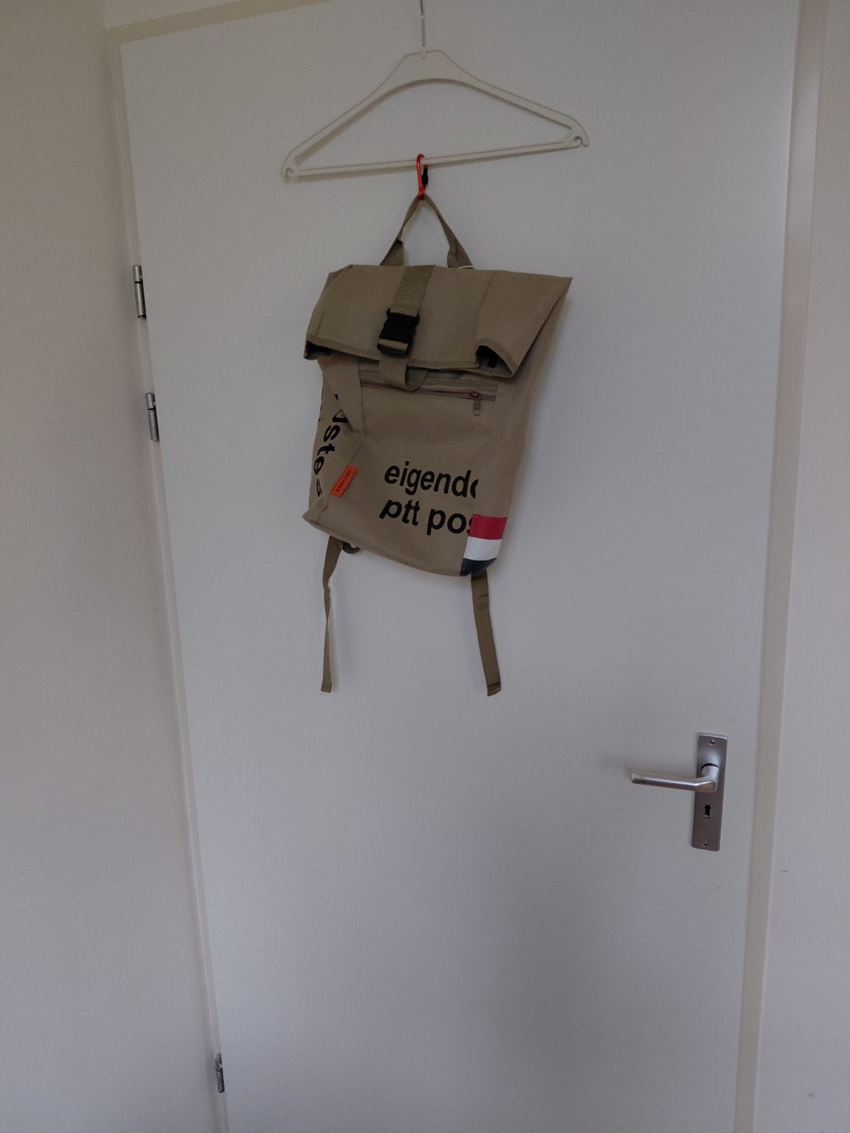 Unieke PTT Post rugzak - Handgemaakt en waterdicht, 25 tot 40 cm, Zo goed als nieuw, Waterdicht, Ophalen